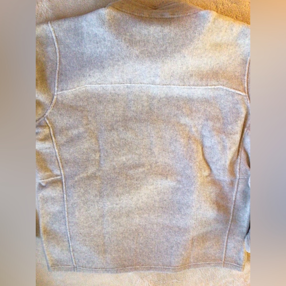 Patagonia Synchilla Off-White Fleece Half Zip pull over - Picture 6 of 10
